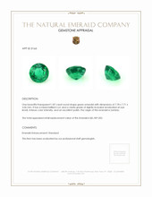 1.87 Ct. Emerald from Zambia Appraisal