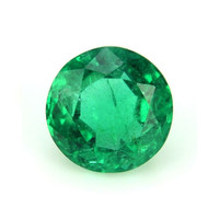  Emerald Ring 1.87 Ct. 18K Yellow Gold Combination Stone