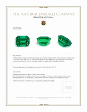 2.34 Ct. Emerald from Zambia Appraisal