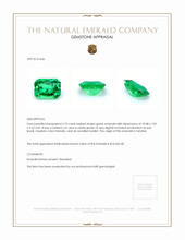2.73 Ct. Emerald from Zambia Appraisal