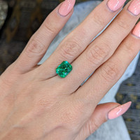 2.73 Ct. Emerald from Zambia Life Style