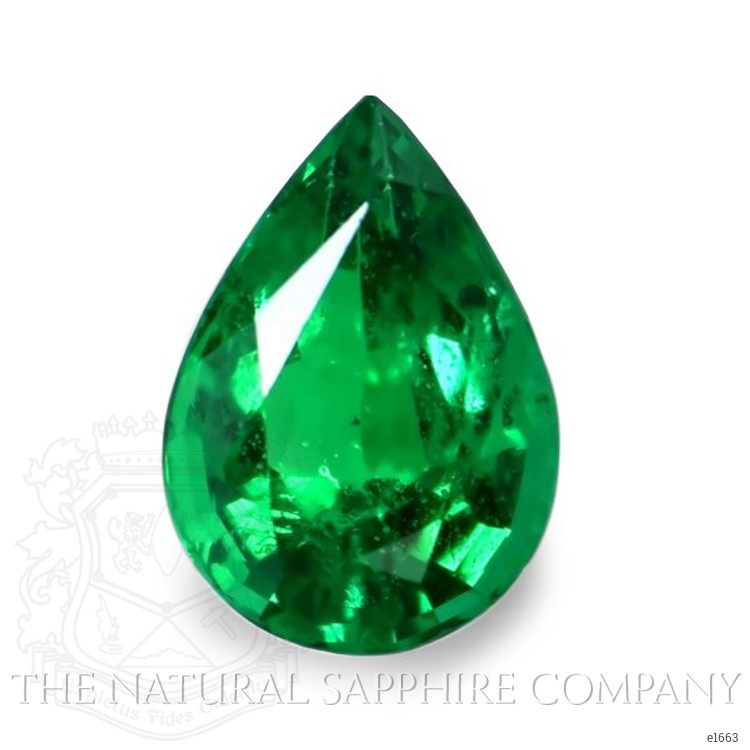 Accent Stones Emerald Ring 1.67 Ct., 18K White Gold