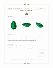 3.60 Ct. Emerald from Zambia Appraisal