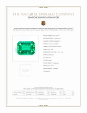 2.28 Ct. Emerald from Colombia Scan Report