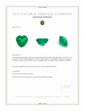 3.28 Ct. Emerald from Colombia Appraisal