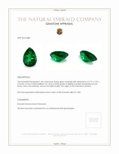 1.84 Ct. Emerald from Zambia Appraisal