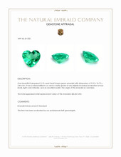 3.10 Ct. Emerald from Colombia Appraisal