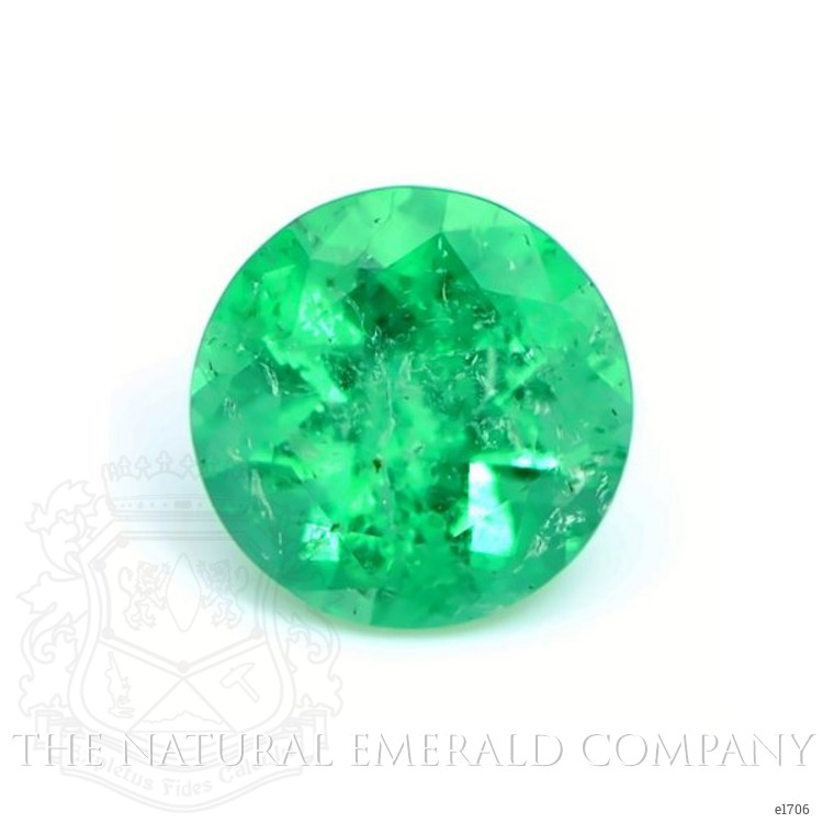 Pave Emerald Ring 4.42 Ct., 18K Yellow Gold