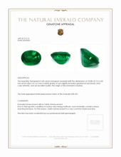 3.40 Ct. Emerald from Zambia Appraisal