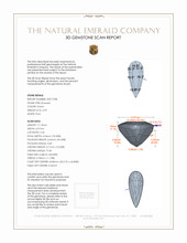 2.99 Ct. Emerald from Zambia 3 D Scan Report