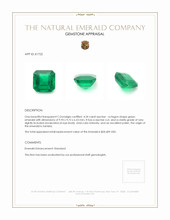 4.34 Ct. Emerald from Zambia Appraisal