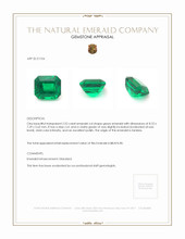 2.32 Ct. Emerald from Zambia Appraisal