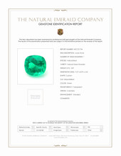 2.87 Ct. Emerald from Colombia Scan Report