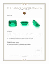 6.18 Ct. Emerald from Zambia Appraisal