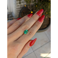 1.69 Ct. Emerald from Zambia Life Style