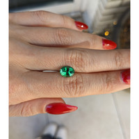 1.69 Ct. Emerald from Zambia Life Style