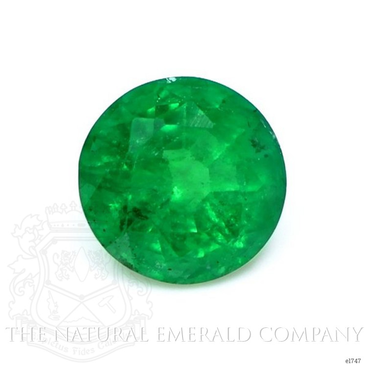 Pave Emerald Ring 1.67 Ct., 18K Yellow Gold