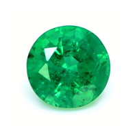 Emerald Ring 1.70 Ct., 18K Yellow Gold Combination Stone
