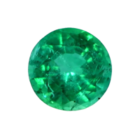 Solitaire Emerald Ring 1.74 Ct., 18K Yellow Gold Combination Stone