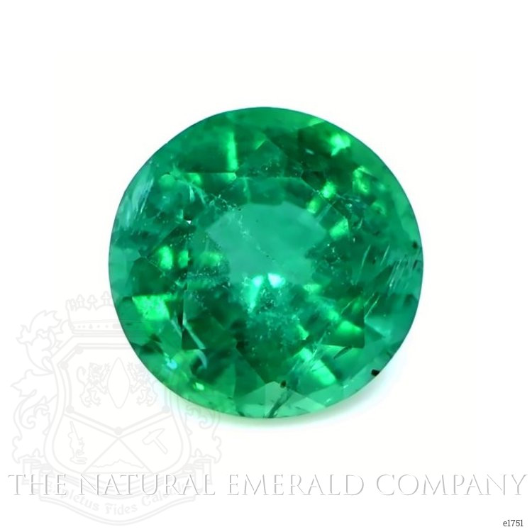 Solitaire Emerald Ring 1.74 Ct., 18K Yellow Gold