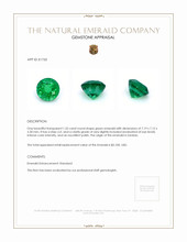 1.55 Ct. Emerald from Zambia Appraisal