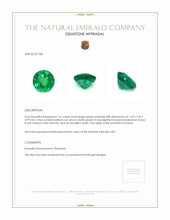 1.61 Ct. Emerald from Zambia Appraisal