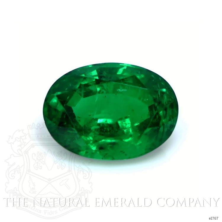 Pave Emerald Ring 3.22 Ct., 18K Yellow Gold