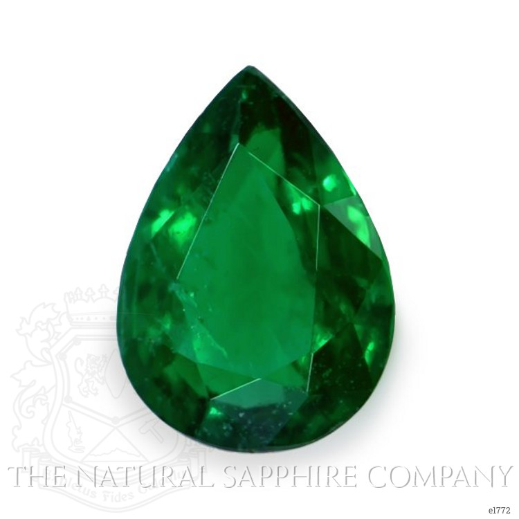 Accent Stones Emerald Ring 1.97 Ct., 18K White Gold