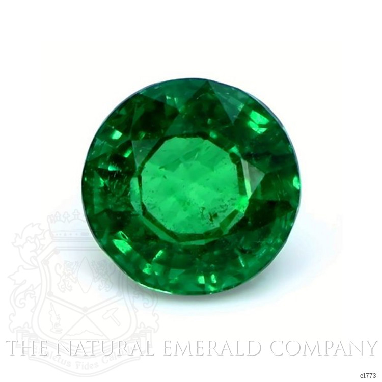 Pave Emerald Ring 2.17 Ct., 18K Yellow Gold