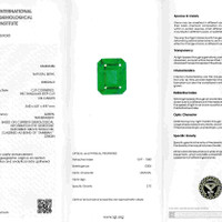 1.94 Ct. Emerald from Zambia Scan Report