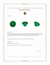 1.89 Ct. Emerald from Zambia Appraisal