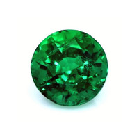 Emerald Ring 1.89 Ct., 18K White Gold Combination Stone