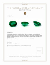 1.89 Ct. Emerald from Zambia Appraisal