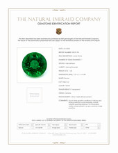 1.43 Ct. Emerald from Zambia Scan Report