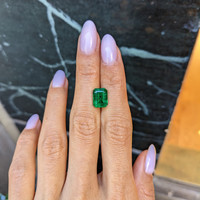 3.65 Ct. Emerald from Zambia Life Style