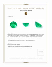 1.18 Ct. Emerald from Colombia Appraisal