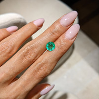 1.61 Ct. Emerald from Colombia Life Style
