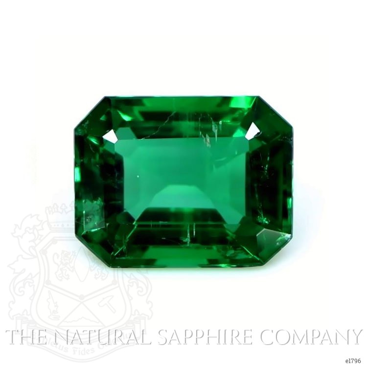 Three Stone Emerald Ring 1.87 Ct., 18K Yellow Gold