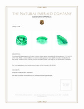 4.69 Ct. Emerald from Colombia Appraisal