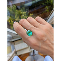 4.69 Ct. Emerald from Colombia Life Style