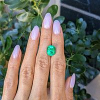 4.83 Ct. Emerald from Colombia Life Style