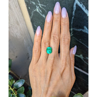 4.83 Ct. Emerald from Colombia Life Style