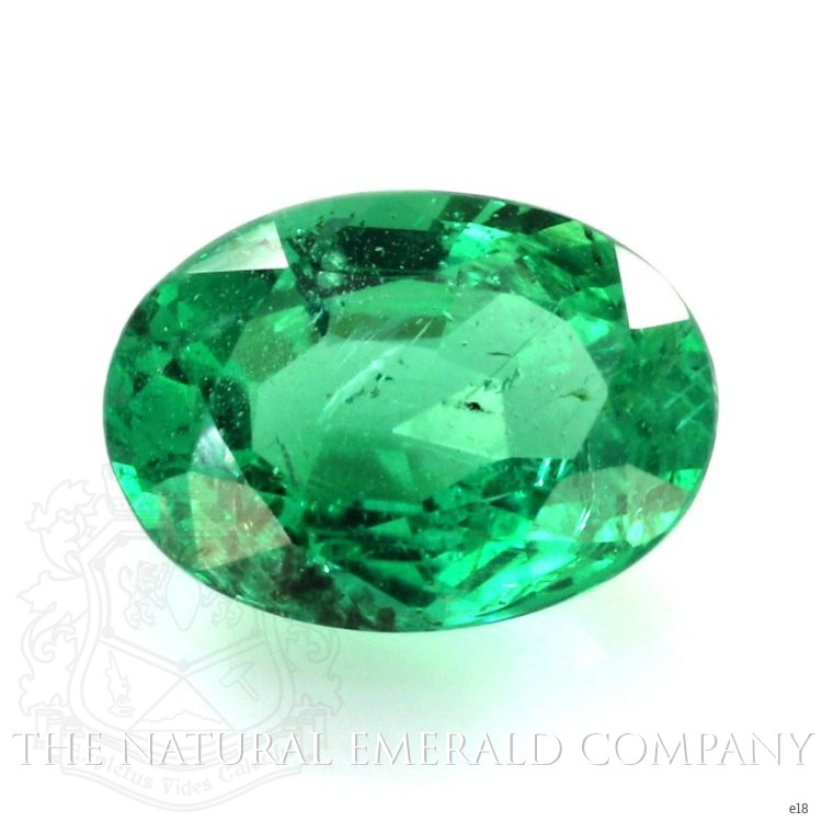 Halo Emerald Ring 0.93 Ct., 18K Yellow Gold