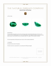 1.05 Ct. Emerald from Zambia Appraisal