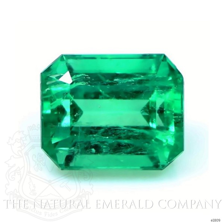  Emerald Ring 3.77 Ct. 18K White Gold