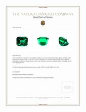2.69 Ct. Emerald from Zambia Appraisal