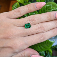 2.69 Ct. Emerald from Zambia Life Style