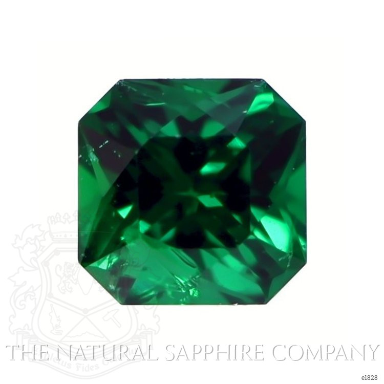 Three Stone Emerald Ring 1.03 Ct., 18K Yellow Gold