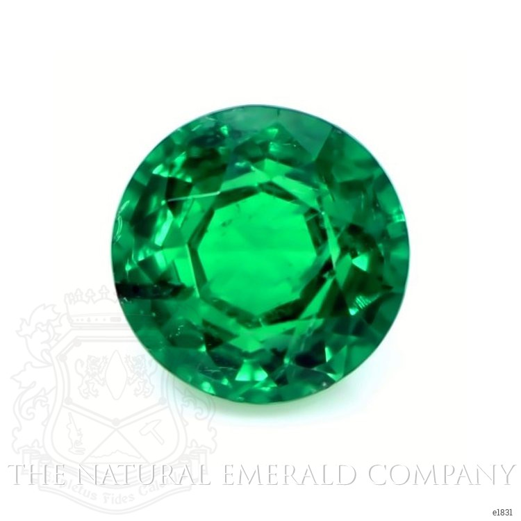 Antique Style Emerald Ring 1.62 Ct., 18K White Gold