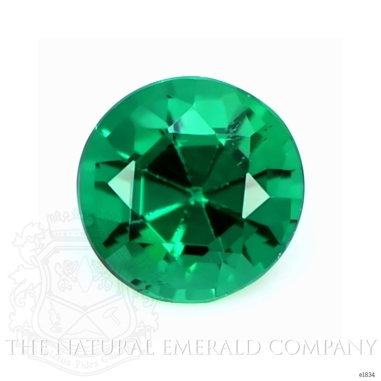 Antique Style Emerald Ring 0.95 Ct., 18K White Gold